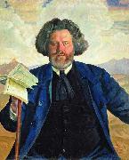Boris Kustodiev Maximilian Voloshin oil painting artist